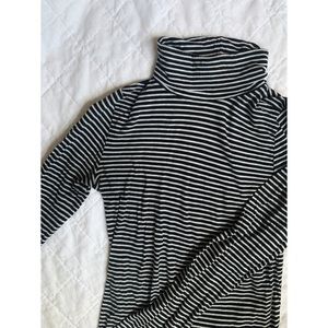 XS J Crew Striped Turtleneck